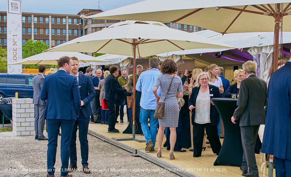 11. Mai 2017 - Grundsteinlegung für die LOGE und dem Kulturquadrat in Neuperlach